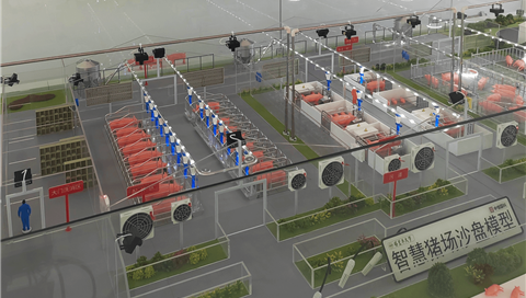 智慧豬場數字孿生沙盤